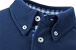 James&Nicholson Piqué Polo mit Button-Down-Kragen für Herren, Black/Black S, JN964 – Bild 9