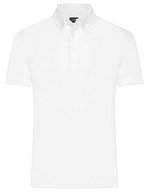James&Nicholson Piqué Polo mit Button-Down-Kragen für Herren, Black/Black S, JN964 – White