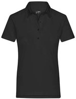 James&Nicholson Ladies´ Plain Polo Black/Black S (JN969), JN969 – Bild 2