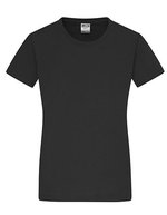 James&Nicholson Slim Fit Rundhals-T-Shirt Baumwolle für Damen, White S, JN971 – Bild 2