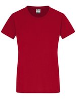 James&Nicholson Slim Fit Rundhals-T-Shirt Baumwolle für Damen, White S, JN971 – Bild 3