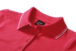 James&Nicholson Poloshirt mit Kontraststreifen für Damen, Black/White L, JN985 – Bild 7
