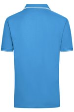 James&Nicholson Sportliches Herren-Polo mit Kontraststreifen, Black/White M, JN986 – Bild 4