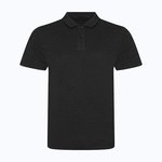 Just Polos Tri-Blend Poloshirt mit Slim Fit, Heather Black S, JP001 – Bild 1