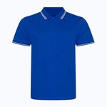 Stretch Tipped Polo – Royal Blue/White