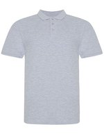 Just Polos Slim Fit Polo-Shirt, White S, JP100 – Heather Grey