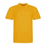 Just Polos Slim Fit Polo-Shirt, White S, JP100 – Mustard