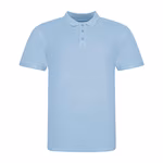 Just Polos Polo coupe Slim Fit, White S, JP100 – Sky Blue
