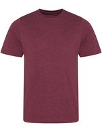 Tri-Blend Herren T-Shirt mit Rundhals – Heather Burgundy
