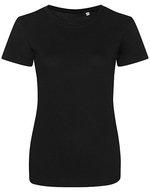 Just T's Tri-Blend T-Shirt Standard-Passform für Damen – Solid Black