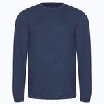 Langarm-T-Shirt aus Tri-Blend-Material – Heather Navy