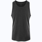 Just T's Tri-Blend Ärmelloses T-Shirt U-Ausschnitt, Heather Black S, JT007 – Bild 1