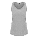 Just T's Tri-Blend Ärmelloses T-Shirt U-Ausschnitt, Heather Black S, JT007 – Bild 3