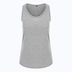 Just T's Tri-Blend Ärmelloses T-Shirt U-Ausschnitt, Heather Black S, JT007 – Bild 4