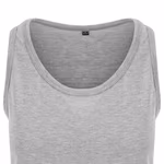 Just T's Tri-Blend Ärmelloses T-Shirt U-Ausschnitt, Heather Black S, JT007 – Bild 9
