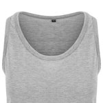 Just T's Tri-Blend Ärmelloses T-Shirt U-Ausschnitt, Heather Black S, JT007 – Bild 9