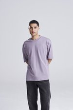 Just T's Oversize T-Shirt aus gekämmter Baumwolle, Desert Sand L, JT009 – Bild 1