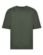 Just T's Oversize T-Shirt aus gekämmter Baumwolle – Earthy Green