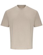 Just T's Oversize T-Shirt aus gekämmter Baumwolle, Desert Sand L, JT009 – Natural Stone