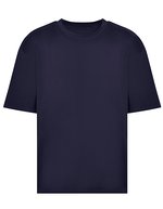 Just T's Oversize T-Shirt aus gekämmter Baumwolle, Desert Sand L, JT009 – New French Navy