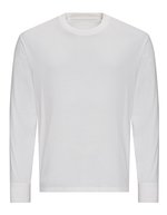 Just T's Oversize Langarm T-Shirt aus Baumwolle – White