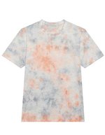 Just T's Tie-Dye T-Shirt in Unikat-Design – Grey Pink Marble