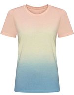 Just T's Tie-Dye T-Shirt in Unikat-Design – Pastel Sunset Dip