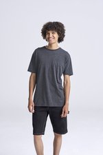 Washed T-Shirt aus Baumwolle/Polyester – Bild 1