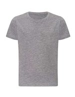 Just T's 100 T-Shirt aus Baumwolle für Kinder – Heather Grey