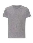 Just T's 100 T-Shirt aus Baumwolle für Kinder, Heather Grey M, JT100K – Bild 2