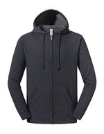 Nublend® Full-Zip Hooded Sweatshirt – Black Heather