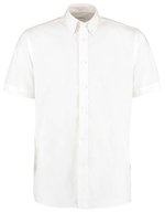 Kustom Kit Klassisches Workforce Hemd kurzarm bügelleicht – White