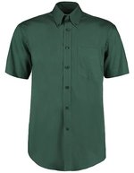 Kustom Kit Oxford Hemd Kurzarm Classic Fit für Herren – Bottle Green