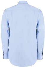 Kustom Kit Bügelfreies Herren Popeline-Hemd Langarm, Light Blue 37 (S/14H), K116 – Bild 4