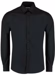 Bargear Chemise manches longues noire avec stretch, Black 37 (S/14H), K121 – image 3