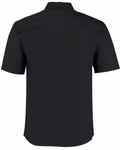 Bargear Camicia manica corta su misura con colletto alla coreana, Black 45/47 (XXL/18-18H), K122 – immagine 4