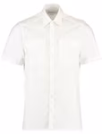 Kustom Kit Camicia Pilot a Maniche Corte Misto Cotone da Uomo, White 37 (S/14H), K133 – immagine 3
