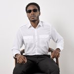 Kustom Kit Pilotenshirt mit Brusttaschen für Herren, White 37 (S/14H), K134 – Bild 1