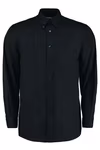 Kustom Kit Klassisches Langarm Business Hemd Baumwolle-Polyester, Black 37 (S/14H), K140 – Bild 3