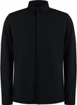 Kustom Kit Tailored Long Sleeve Polo with Superwash® Technology – Black