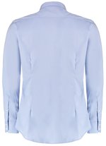 Kustom Kit Slim Fit Stretch Oxford Hemd Langarm, Light Blue 34/35 (13H), K182 – Bild 4