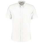 Kustom Kit Slim Fit Oxford-Hemd Kurzarm Baumwolle-Polyester, Light Blue 36 (14), K183 – Bild 3