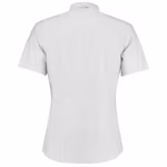 Kustom Kit Slim Fit Oxford Shirt Short Sleeve Cotton-Polyester, Light Blue 36 (14), K183 – image 4