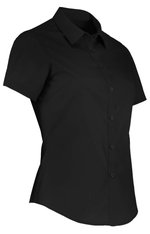Kustom Kit Poplin Hemd Kurzarm Tailored Fit für Damen, Black 32 (6), K241 – Bild 5