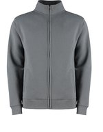 Regular Fit Zipped Sweatshirt – Dark Grey