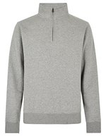 Kustom Kit Herren-Sweatshirt mit 1/4-Zipper und Kragen, Black XS, K335 – Heather Grey