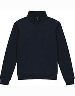 Kustom Kit Herren-Sweatshirt mit 1/4-Zipper und Kragen, Black XS, K335 – Navy