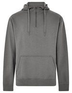Regular Fit 1/4 Zip Hoodie Baumwolle – Dark Grey