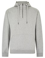 Regular Fit 1/4 Zip Hoodie Baumwolle – Heather Grey