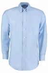 Kustom Kit Oxford Shirt with Chest Pocket for Men, Black 37 (S/14H), K351 – image 3
